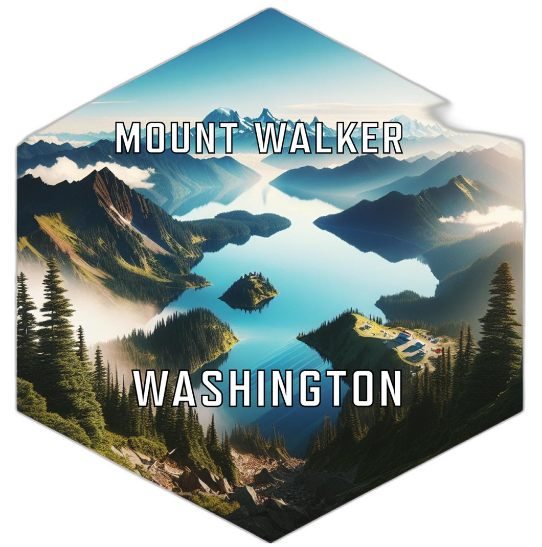 Mount Walker Washington Travel Destination Souvenir Vinyl Decal Sticker 2-Inch