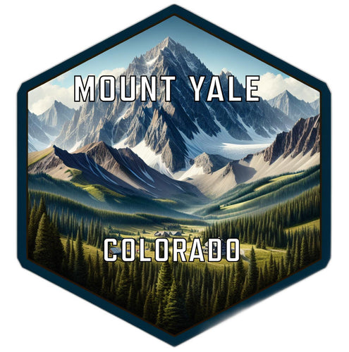 Mount Yale Colorado Travel Destination Souvenir Vinyl Decal Sticker 6-Inch