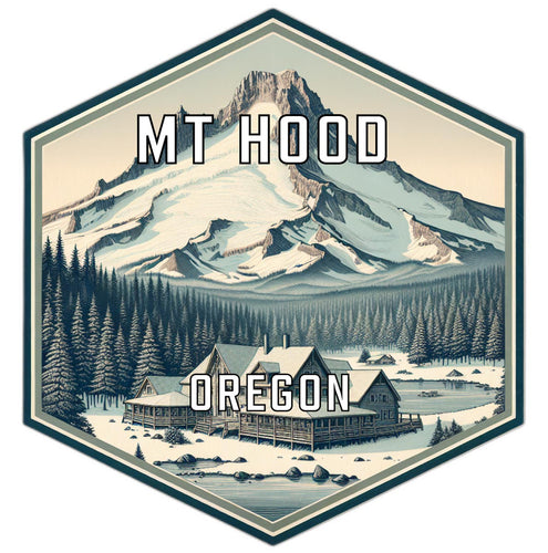 Mt Hood Oregon Travel Destination Souvenir Vinyl Decal Sticker 2-Inch