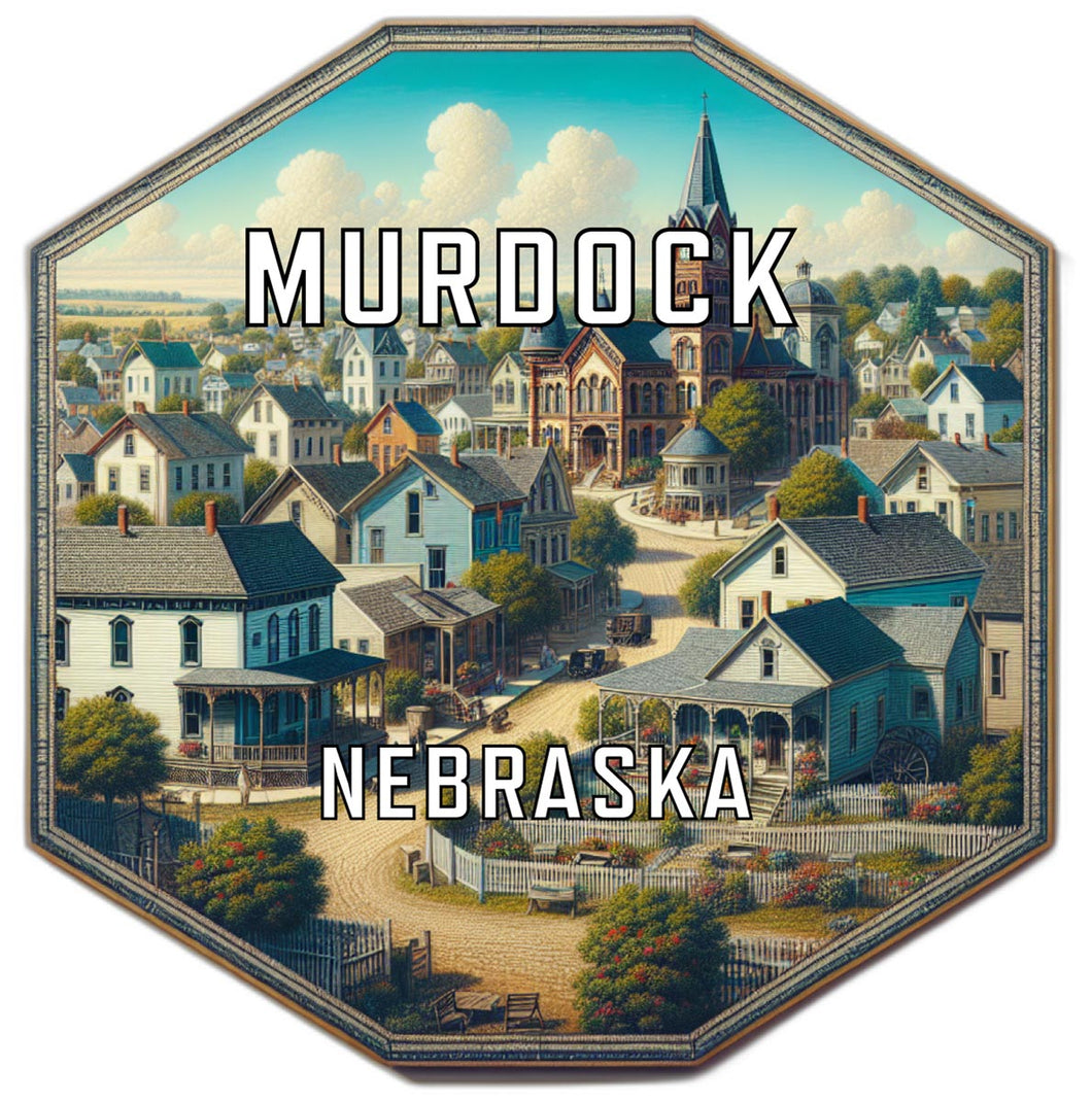 Murdock Nebraska Travel Destination Souvenir Vinyl Decal Sticker 2-Inch