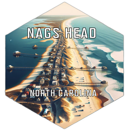Nags Head North Carolina Travel Destination Souvenir Vinyl Decal Sticker 2-Inch