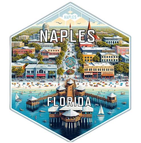 Naples Florida Travel Destination Souvenir Vinyl Decal Sticker 2-Inch