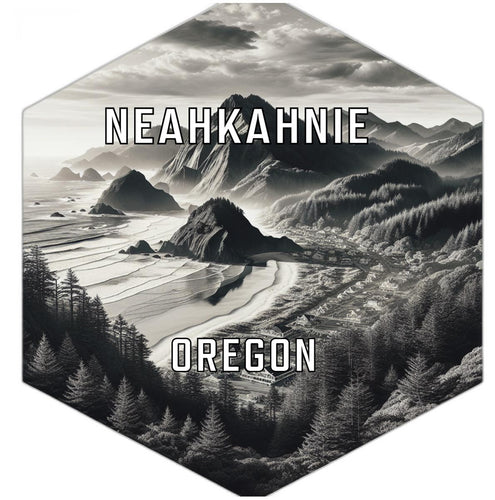 Neahkahnie Oregon Travel Destination Souvenir Vinyl Decal Sticker 2-Inch