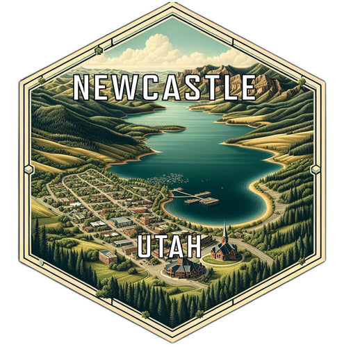 Newcastle Utah Travel Destination Souvenir Vinyl Decal Sticker 6-Inch