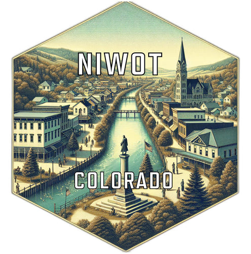 Niwot Colorado Travel Destination Souvenir Vinyl Decal Sticker 2-Inch