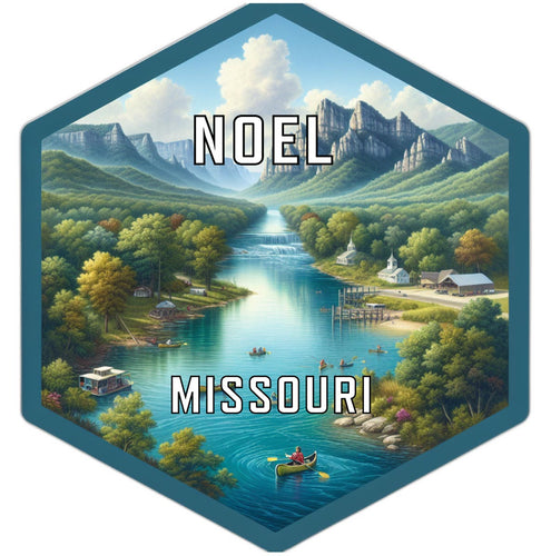 Noel Missouri Travel Destination Souvenir Vinyl Decal Sticker 2-Inch