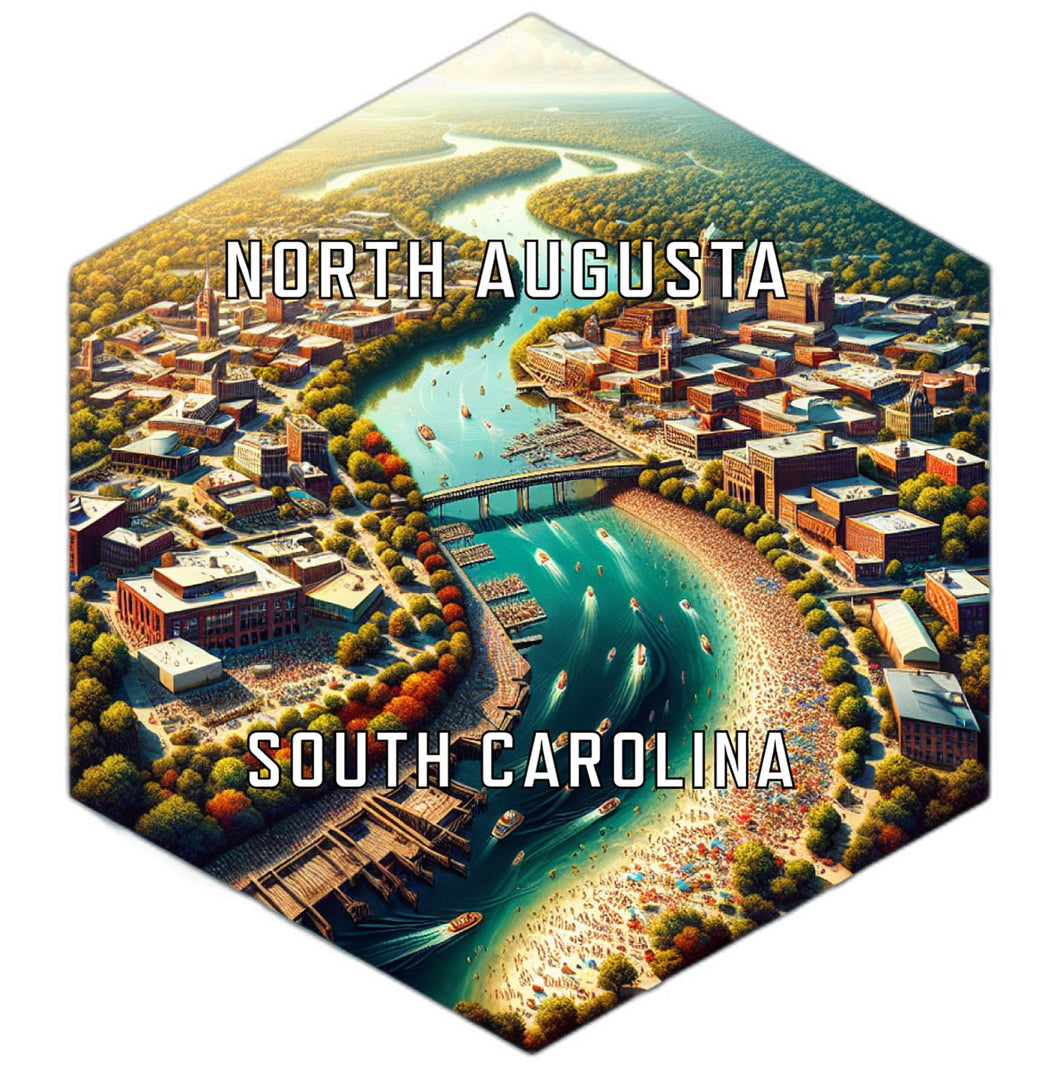 North Augusta South Carolina Travel Destination Souvenir Vinyl Decal Sticker 6-Inch