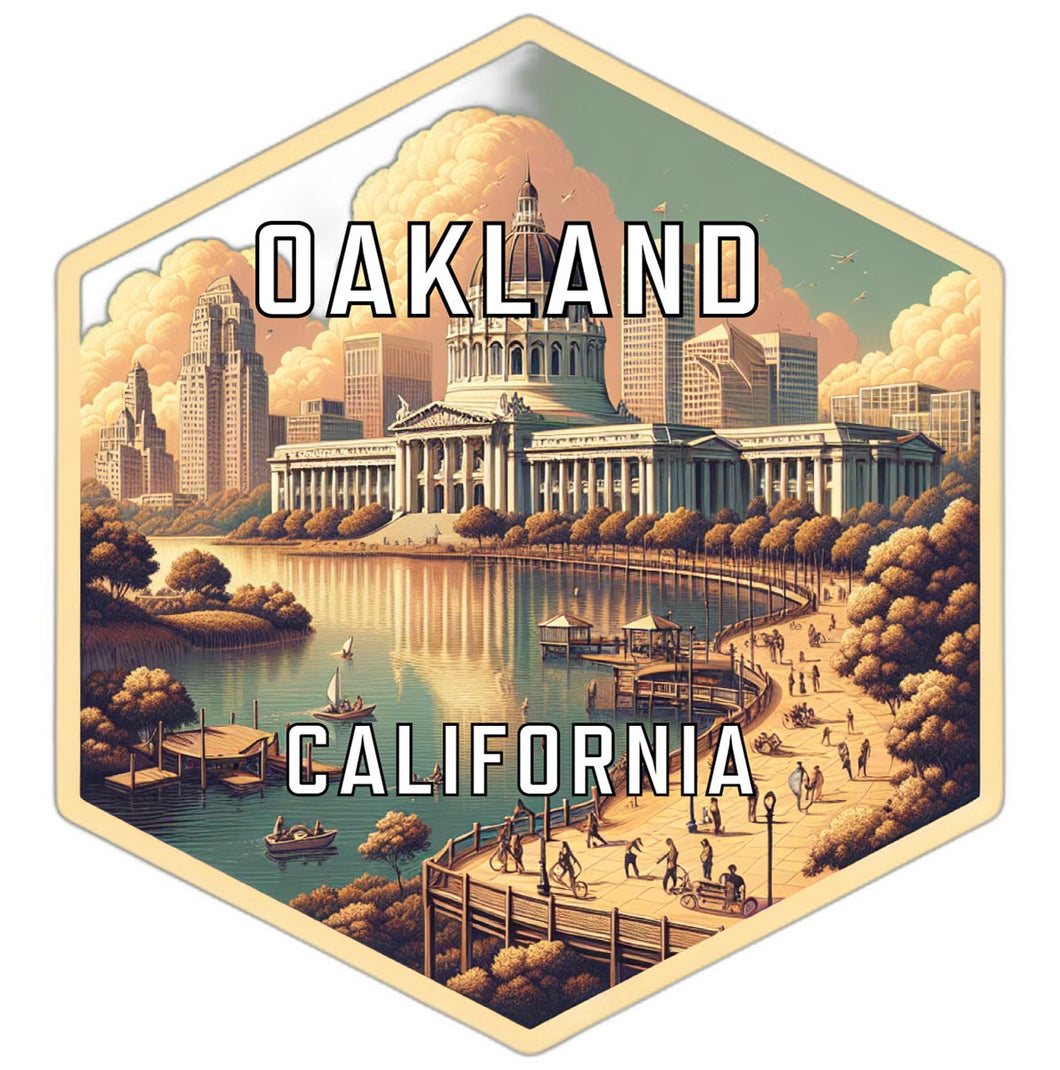 Oakland California Travel Destination Souvenir Vinyl Decal Sticker 6-Inch