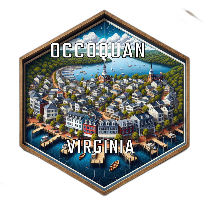 Occoquan Virginia Travel Destination Souvenir Vinyl Decal Sticker 2-Inch