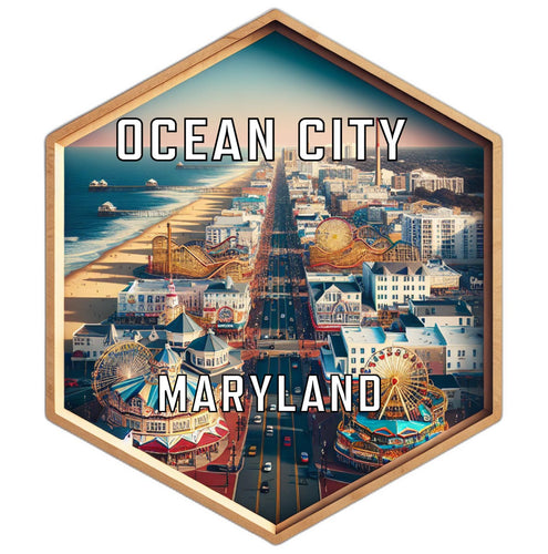 Ocean City Maryland Travel Destination Souvenir Vinyl Decal Sticker 2-Inch