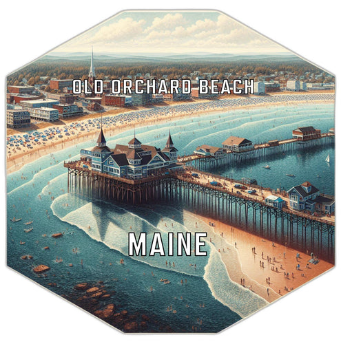 Old Orchard Beach Maine Travel Destination Souvenir Vinyl Decal Sticker 4-Inch