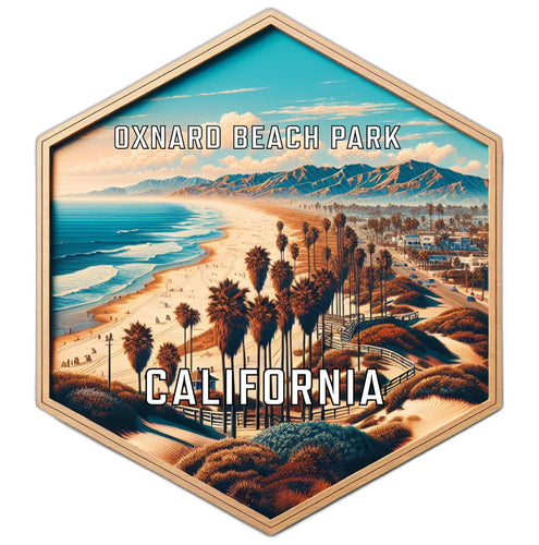 Oxnard Beach Park California Travel Destination Souvenir Vinyl Decal Sticker 2-Inch