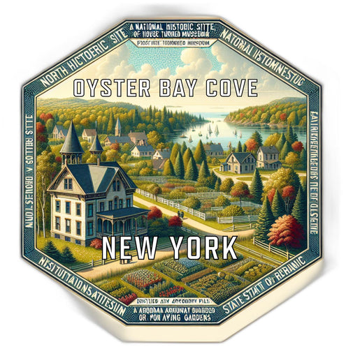 Oyster Bay Cove New York Travel Destination Souvenir Vinyl Decal Sticker 2-Inch