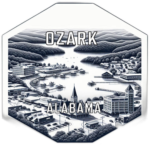 Ozark Alabama Travel Destination Souvenir Vinyl Decal Sticker 6-Inch
