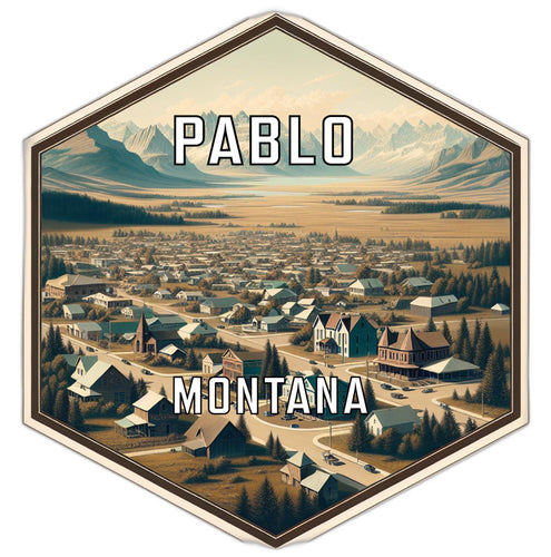 Pablo Montana Travel Destination Souvenir Vinyl Decal Sticker 2-Inch