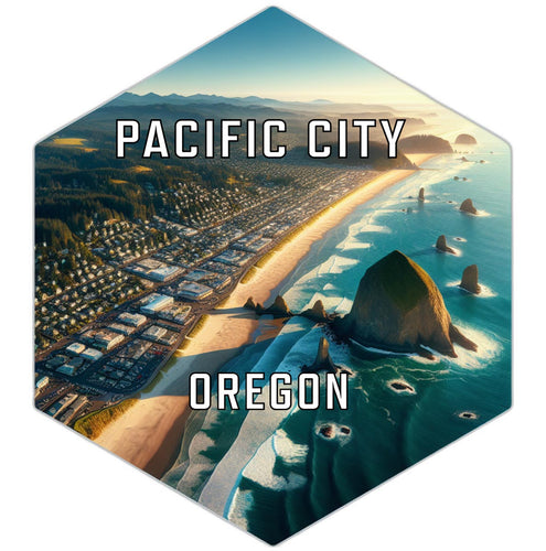 Pacific City Oregon Travel Destination Souvenir Vinyl Decal Sticker 2-Inch