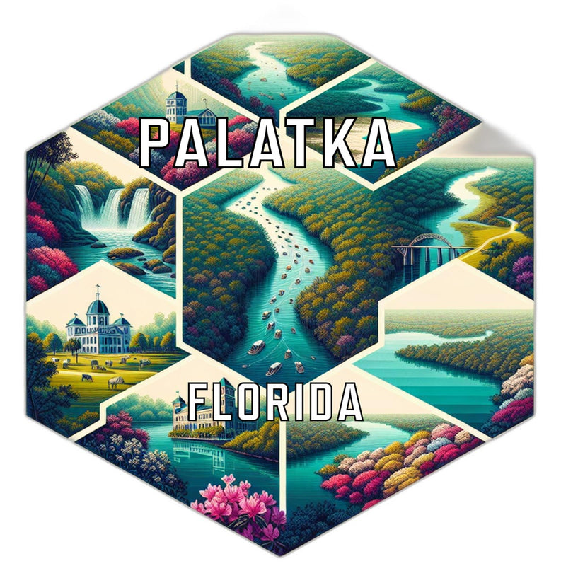 Palatka Florida Travel Destination Souvenir Vinyl Decal Sticker 4-Inch