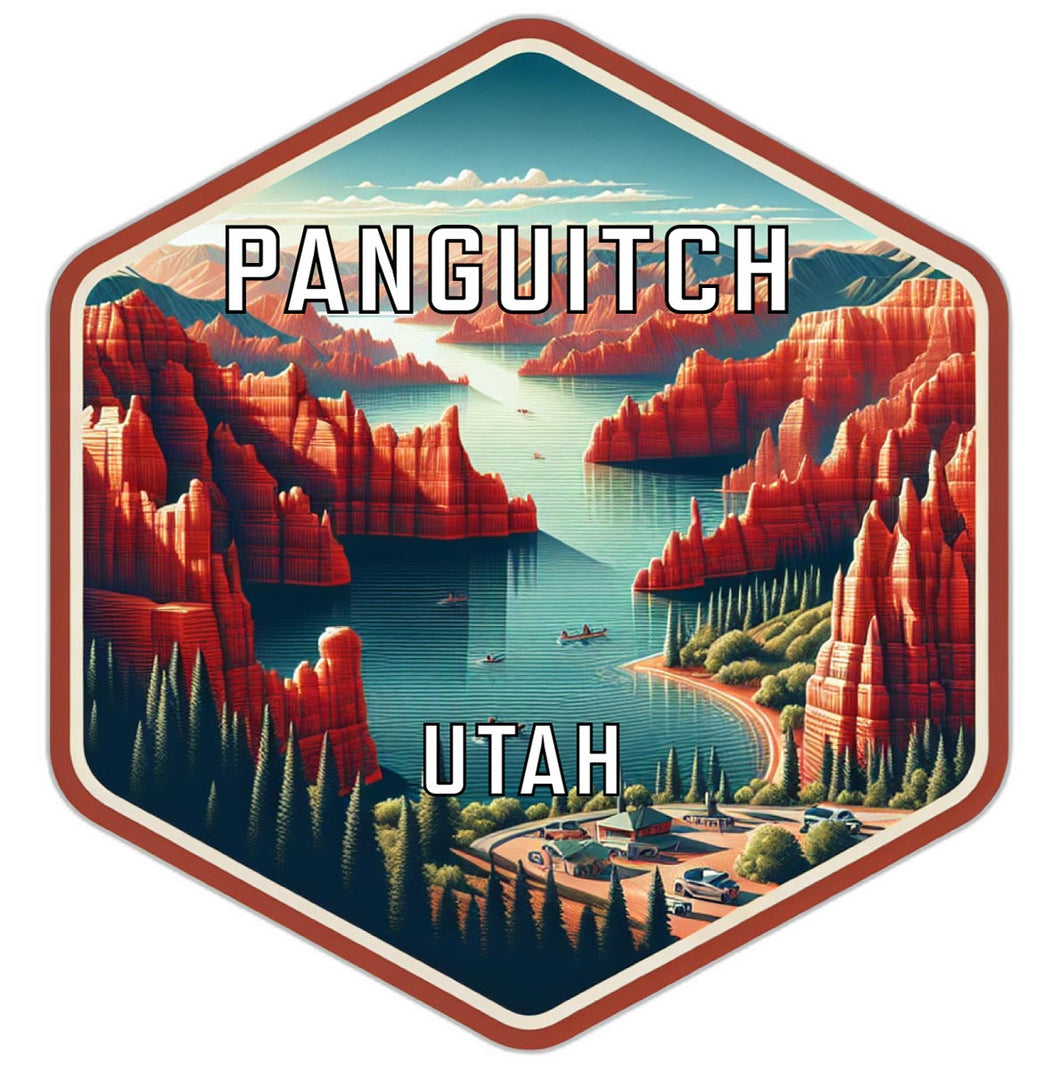 Panguitch Utah Travel Destination Souvenir Vinyl Decal Sticker 4-Inch