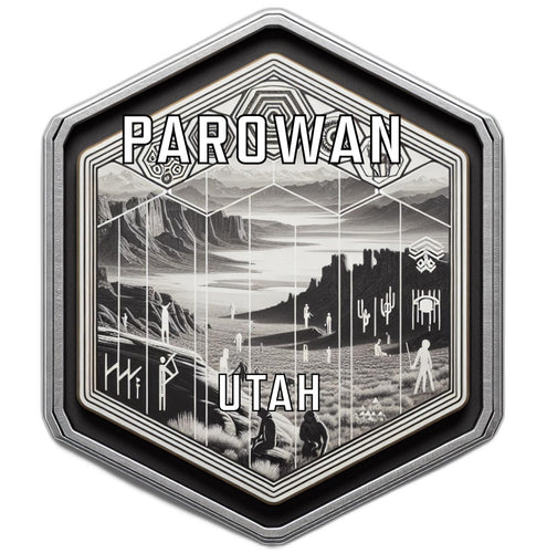 Parowan Utah Travel Destination Souvenir Vinyl Decal Sticker 2-Inch