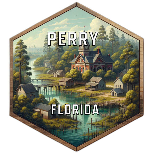 Perry Florida Travel Destination Souvenir Vinyl Decal Sticker 2-Inch