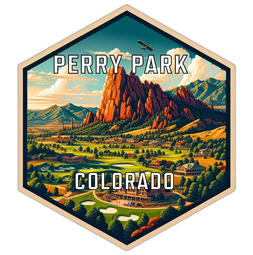 Perry Park Colorado Travel Destination Souvenir Vinyl Decal Sticker 6-Inch