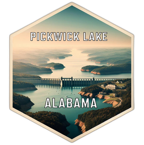 Pickwick Lake Alabama Travel Destination Souvenir Vinyl Decal Sticker 2-Inch