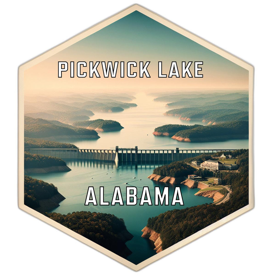 Pickwick Lake Alabama Travel Destination Souvenir Vinyl Decal Sticker 2-Inch
