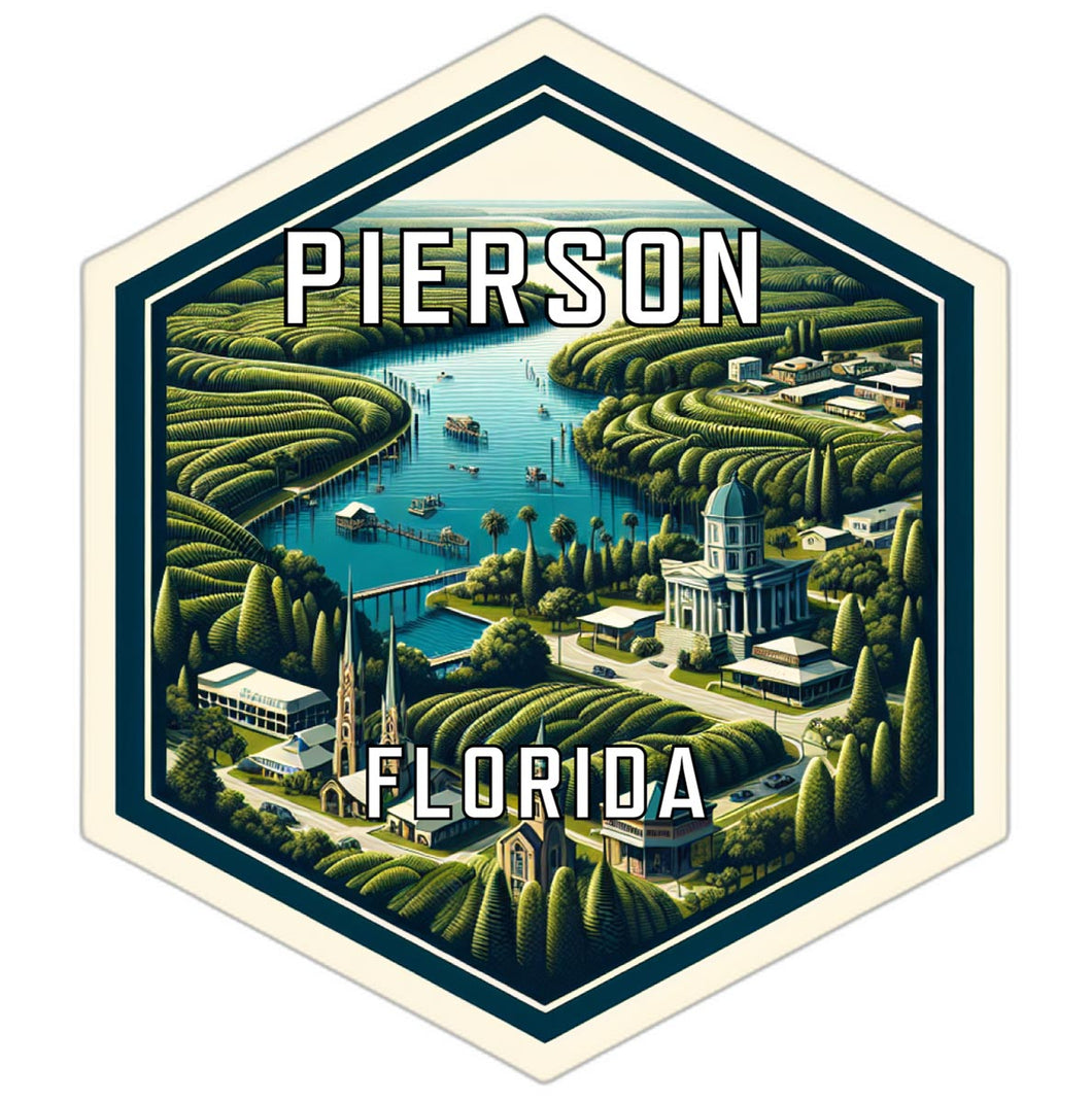 Pierson Florida Travel Destination Souvenir Vinyl Decal Sticker 2-Inch