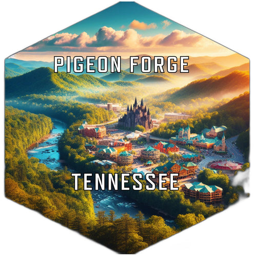 Pigeon Forge Tennessee Travel Destination Souvenir Vinyl Decal Sticker 2-Inch