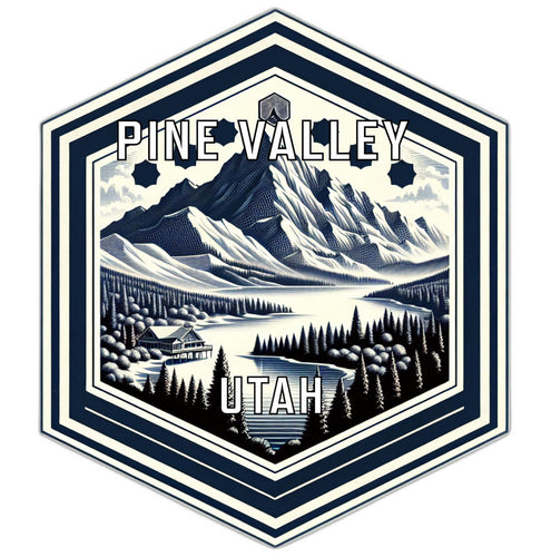 Pine Valley Utah Travel Destination Souvenir Vinyl Decal Sticker 6-Inch