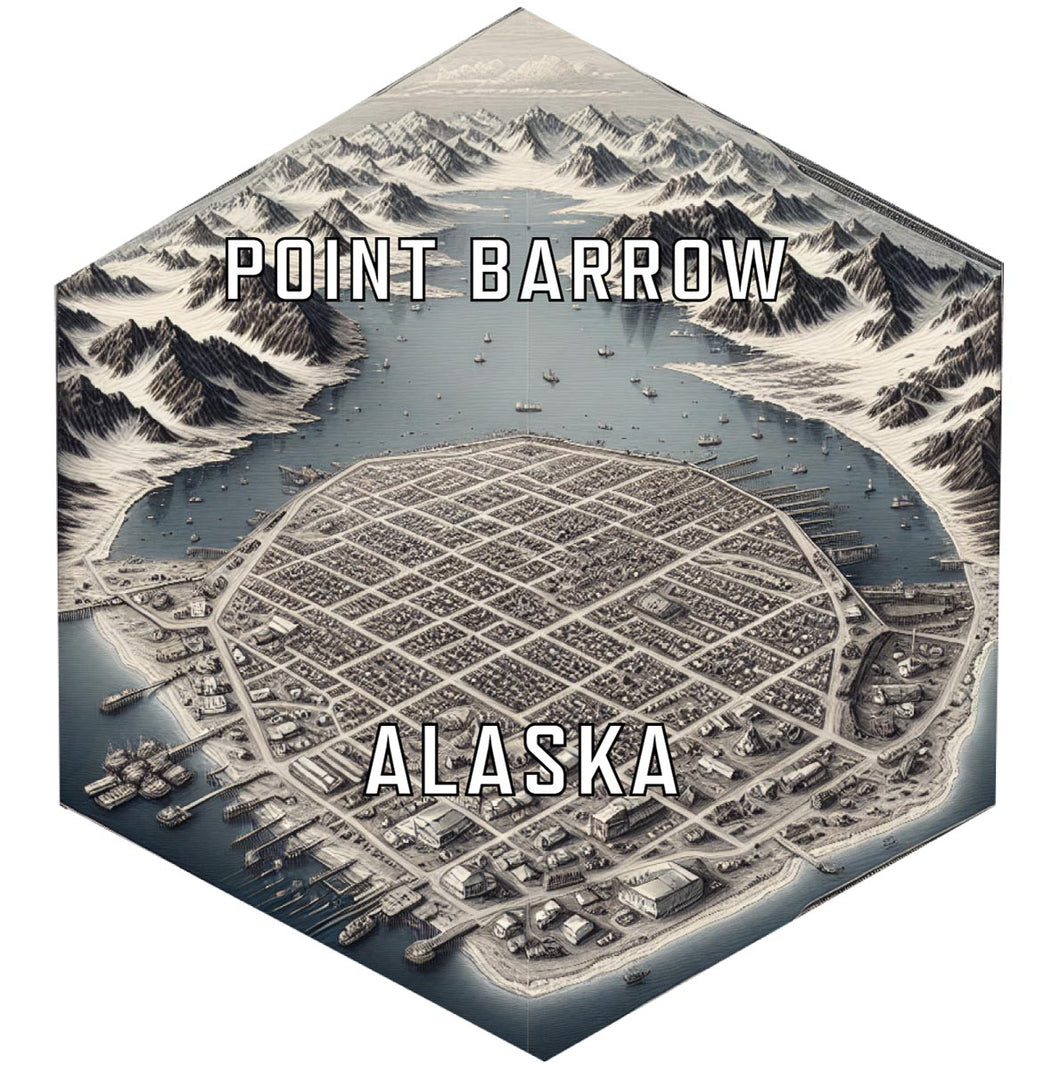 Point Barrow Alaska Travel Destination Souvenir Vinyl Decal Sticker 4-Inch