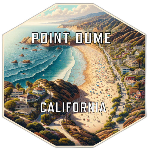 Point Dume California Travel Destination Souvenir Vinyl Decal Sticker 6-Inch