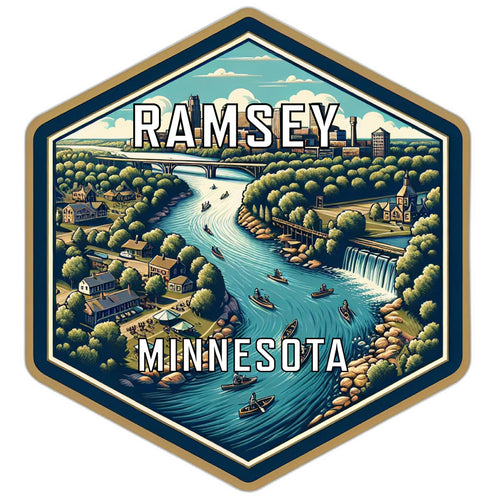 Ramsey Minnesota Travel Destination Souvenir Vinyl Decal Sticker 2-Inch