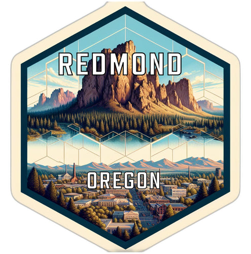 Redmond Oregon Travel Destination Souvenir Vinyl Decal Sticker 4-Inch