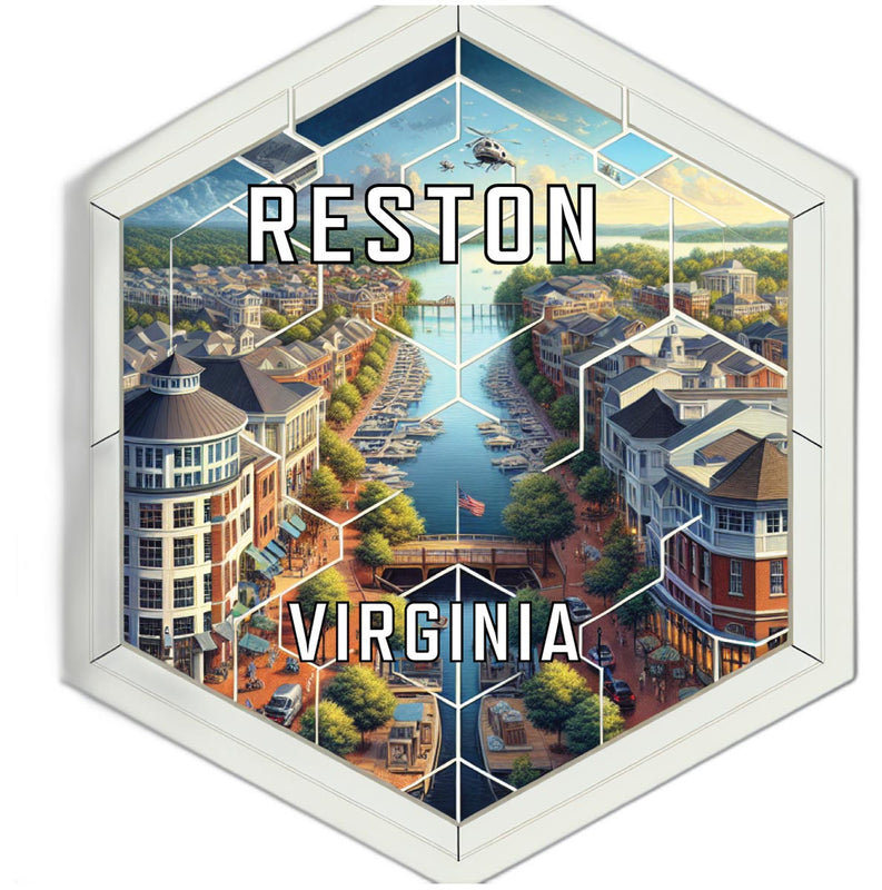 Reston Virginia Travel Destination Souvenir Vinyl Decal Sticker 2-Inch