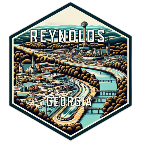 Reynolds Georgia Travel Destination Souvenir Vinyl Decal Sticker 4-Inch