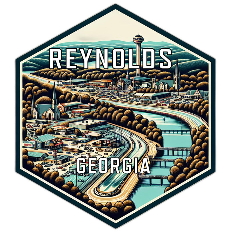Reynolds Georgia Travel Destination Souvenir Vinyl Decal Sticker 4-Inch