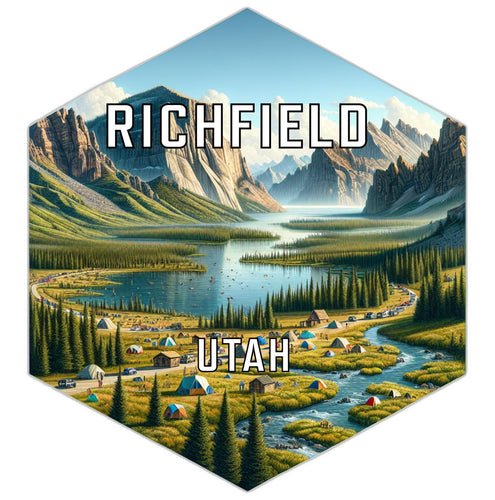 Richfield Utah Travel Destination Souvenir Vinyl Decal Sticker 6-Inch