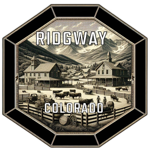 Ridgway Colorado Travel Destination Souvenir Vinyl Decal Sticker 2-Inch