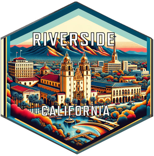 Riverside California Travel Destination Souvenir Vinyl Decal Sticker 2-Inch