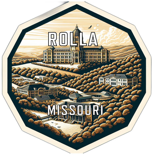 Rolla Missouri Travel Destination Souvenir Vinyl Decal Sticker 2-Inch