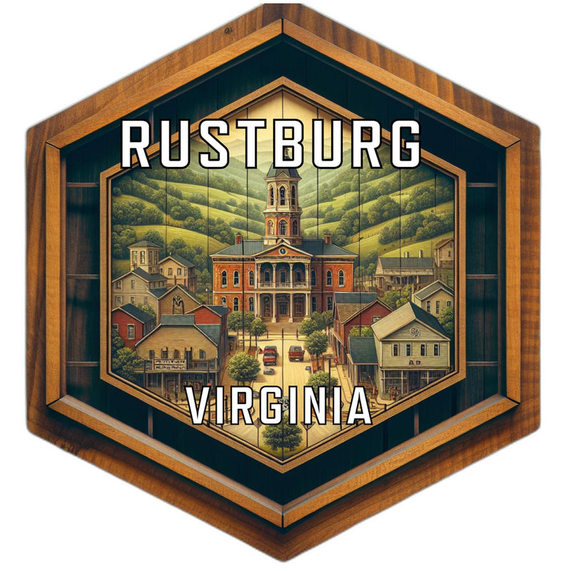 Rustburg Virginia Travel Destination Souvenir Vinyl Decal Sticker 4-Inch