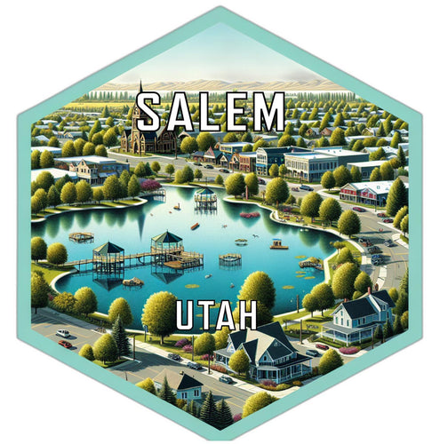 Salem Utah Travel Destination Souvenir Vinyl Decal Sticker 6-Inch