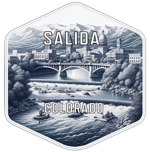 Salida Colorado Travel Destination Souvenir Vinyl Decal Sticker 6-Inch