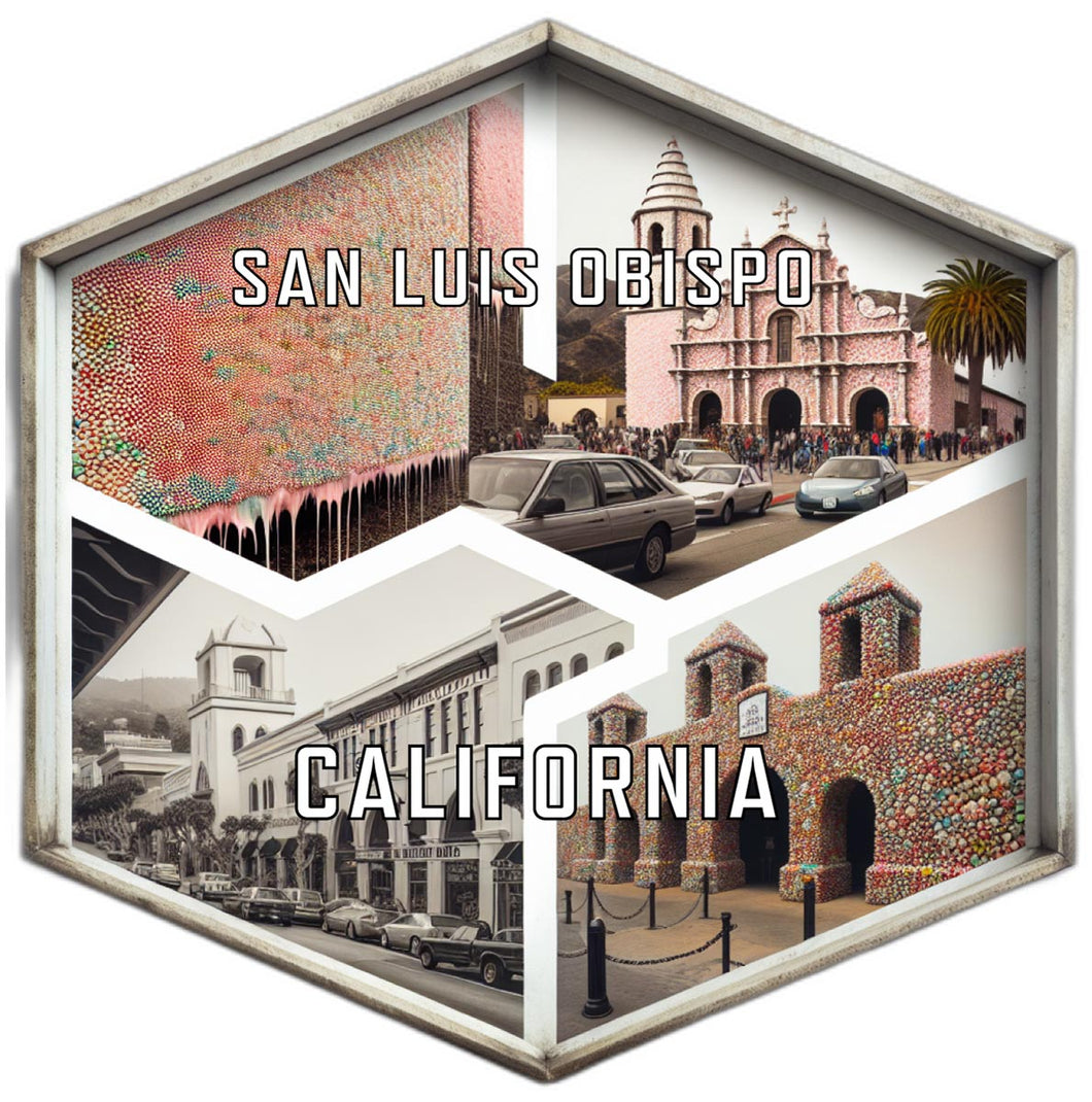 San Luis Obispo California Travel Destination Souvenir Vinyl Decal Sticker 2-Inch