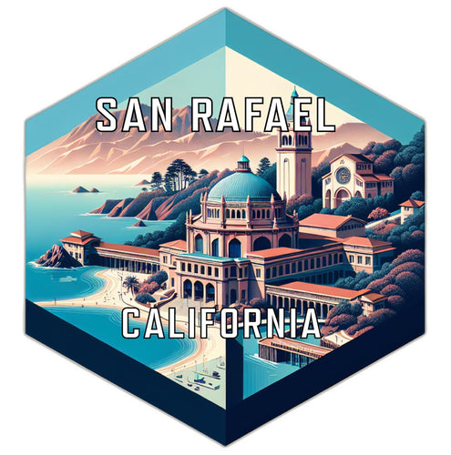 San Rafael California Travel Destination Souvenir Vinyl Decal Sticker 6-Inch