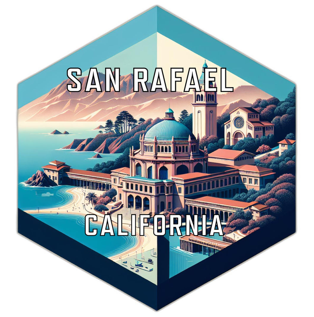 San Rafael California Travel Destination Souvenir Vinyl Decal Sticker 6-Inch