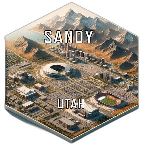 Sandy Utah Travel Destination Souvenir Vinyl Decal Sticker 2-Inch