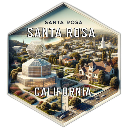 Santa Rosa California Travel Destination Souvenir Vinyl Decal Sticker 2-Inch
