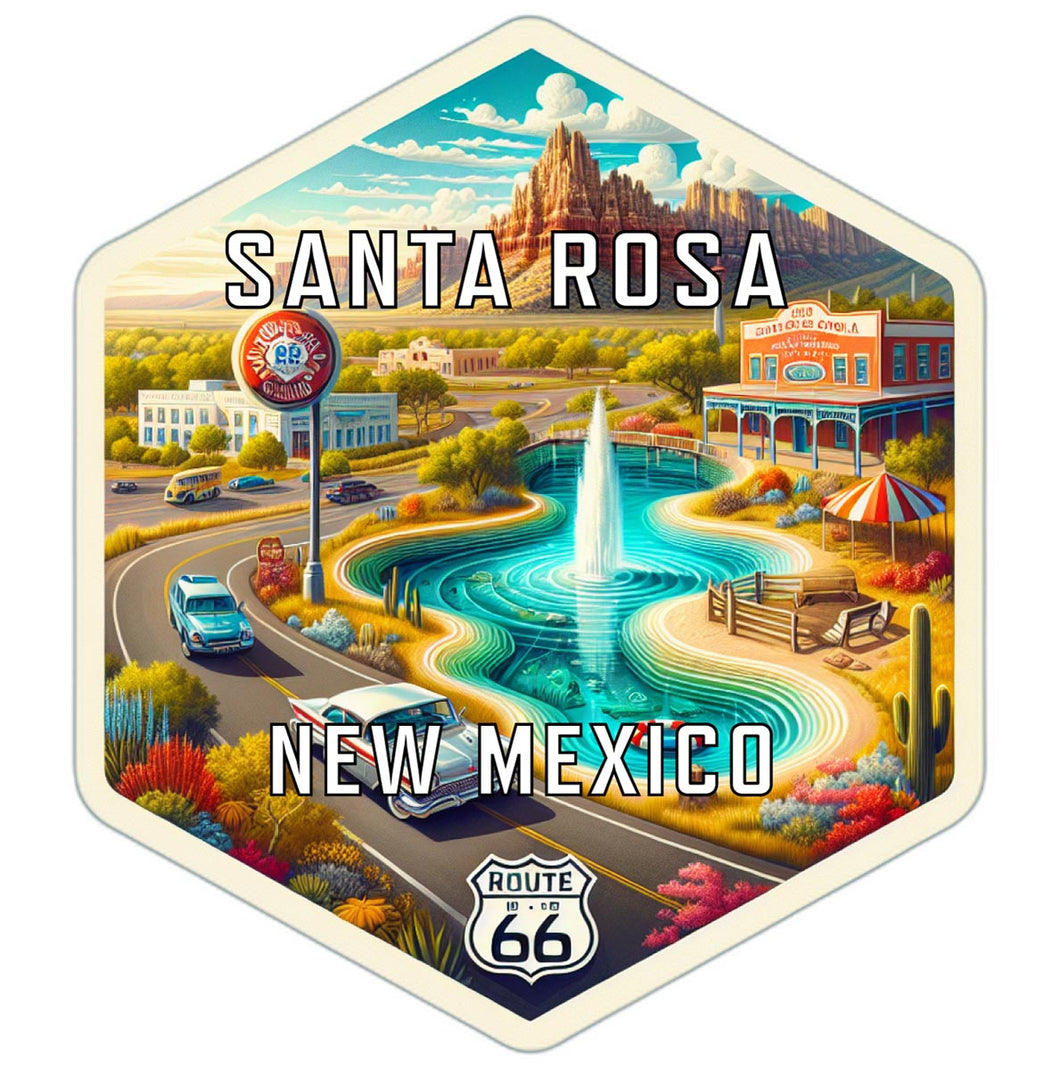 Santa Rosa New Mexico Travel Destination Souvenir Vinyl Decal Sticker 2-Inch